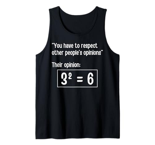 Lustiger Mathematiklehrer Witz Männer Frauen sarkastische Neuheit Grafik Tank Top von Math Pun Hilarious Sayings and Quotes Graphic