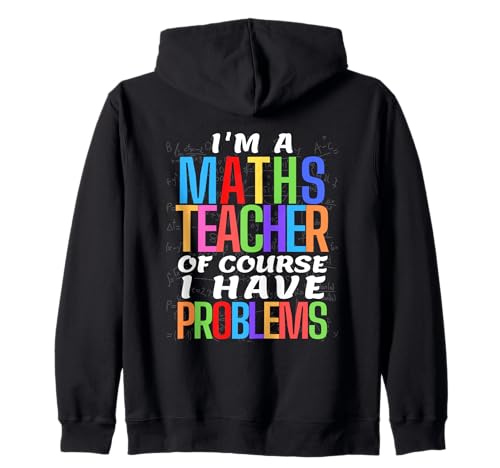 Lustiger Mathematiklehrer Witz Männer Frauen lustige Mathematik Kapuzenjacke von Math Teacher Math Geek Statistician