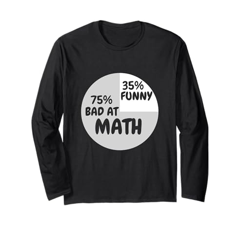 Lustiger Mathematiklehrer Witz Männer Frauen lustige Mathematik Langarmshirt von Math Teacher Math Geek Statistician