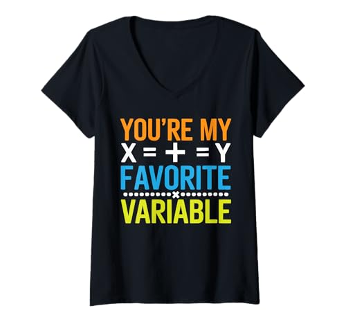 Damen Algebra Lehrer Mathematiker Fach Mathematik Mathematik T-Shirt mit V-Ausschnitt Damen Algebra Lehrer Mathematiker Fach Mathematik Mathematik T-Shirt mit V-Ausschnitt von Math Teacher Mathematics Mathematician Algebra