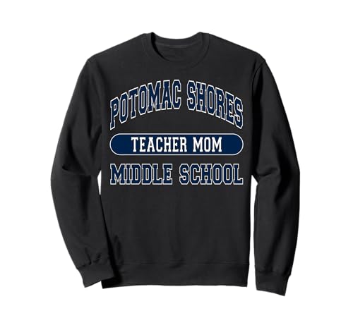 Lustiges Potomac Shores Mittelschule Lehrer Mama Blau Sweatshirt von MathWare