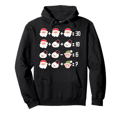 Mathe Lehrer Mathe Quiz Für Kinder Weihnachten Mathe Pullover Hoodie von Mathe Lehrer Geschenke Für Weihnachten
