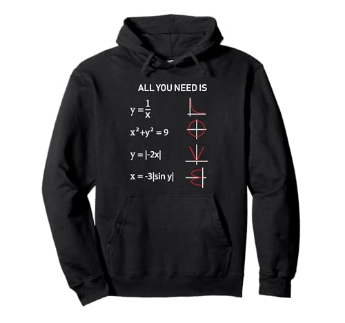 Mathe All you need is Love Lehrer Professor Geschenk Pullover Hoodie von Mathe Love Shirt Design