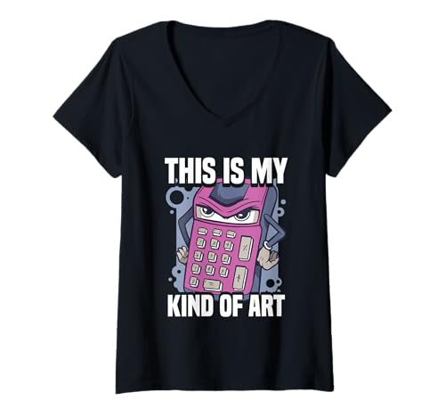 Damen Mathe Mathematik Mathelehrer Mathematiklehrer T-Shirt mit V-Ausschnitt Damen Mathe Mathematik Mathelehrer Mathematiklehrer T-Shirt mit V-Ausschnitt von Mathematische Wissenschaftliche Formel