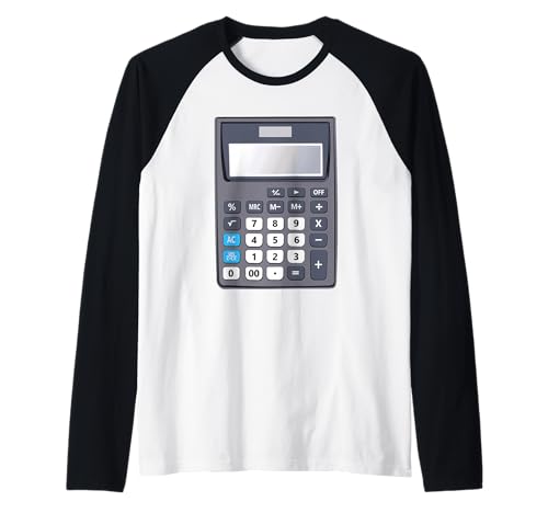 Maths Day Costume for Kids Calculator Costume Number Raglan Maths Day Costume for Kids Calculator Costume Number Raglan von Maths Day Fun Number Costume Kids Calculator