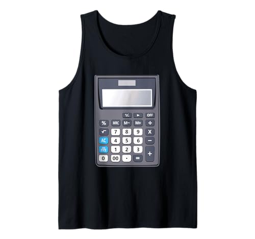 Maths Day Costume for Kids Calculator Costume Number Tank Top Maths Day Costume for Kids Calculator Costume Number Tank Top von Maths Day Fun Number Costume Kids Calculator