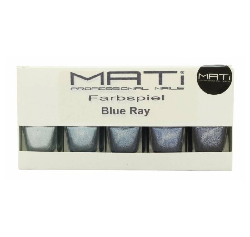 Mati Professional Nails Nagellack Geschenkset Blue Ray 5 x 5ml Nagellack von Mati Professional Nails