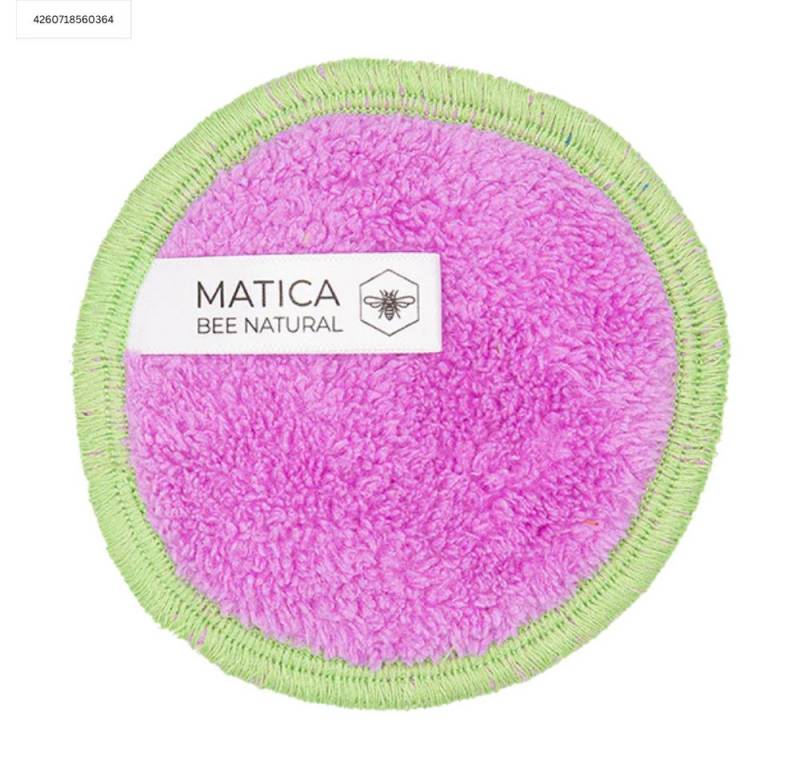 Matica Cosmetics Abschminkschwamm Waschbare Abschminkpads CHAIM – Lavendel, 4 tlg. von Matica Cosmetics