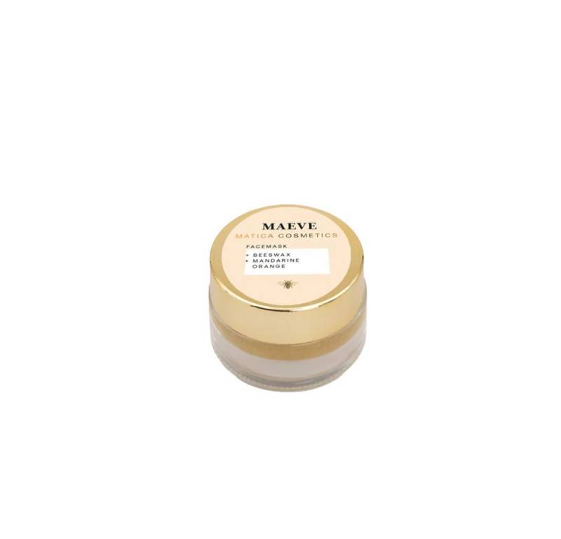 Matica Cosmetics Gesichtsmaske MAEVE Feuchtigkeitsmaske Mandarine in verschiedenen Größen erhältlich Kein Set, Ohne Parabene, Mikroplastik, Mineralöle oder synthetische Duftstoffe von Matica Cosmetics