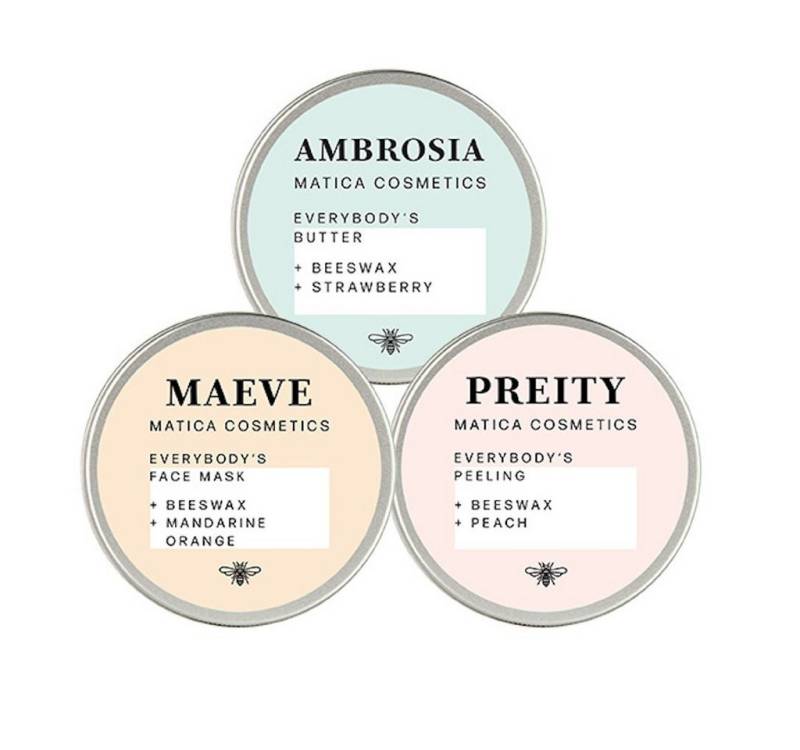 Matica Cosmetics Körperbutter AMBROSIA Hautpflege-Set 3- Set von Matica Cosmetics