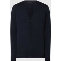 Matinique Cardigan aus Wolle Modell 'Jambon' in Marine, Größe XS von Matinique