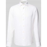 Matinique Regular Fit Freizeithemd aus reinem Leinen Modell 'Marc' in Weiss, Größe 44 von Matinique