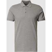 Matinique Poloshirt in melierter Optik in Hellgrau Melange, Größe S von Matinique