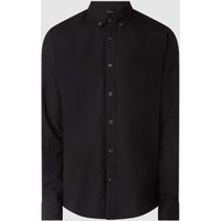 Matinique Regular Fit Business-Hemd aus Oxford Modell 'Jude' in Black, Größe L von Matinique