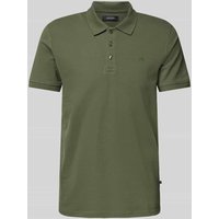 Matinique Regular Fit Poloshirt mit kurzer Knopfleiste Modell 'poleo' in Mittelbraun, Größe XXL von Matinique