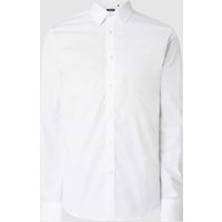 Matinique Slim Fit Business-Hemd mit Stretch-Anteil Modell 'Robo' in Weiss, Größe XL von Matinique