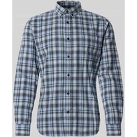 Matinique Slim Fit Freizeithemd mit Button-Down-Kragen Modell 'trostol' in Marine, Größe S von Matinique