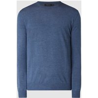 Matinique Strickpullover aus Lanawolle Modell 'Margrate Merino' in Hellblau, Größe 3XL von Matinique