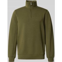 Matinique Sweatshirt mit Stehkragen Modell 'kade' in Gruen, Größe M von Matinique