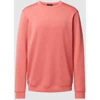 Matinique Sweatshirt mit geripptem Rundhalsausschnitt Modell 'harry' in Rosa, Größe M von Matinique