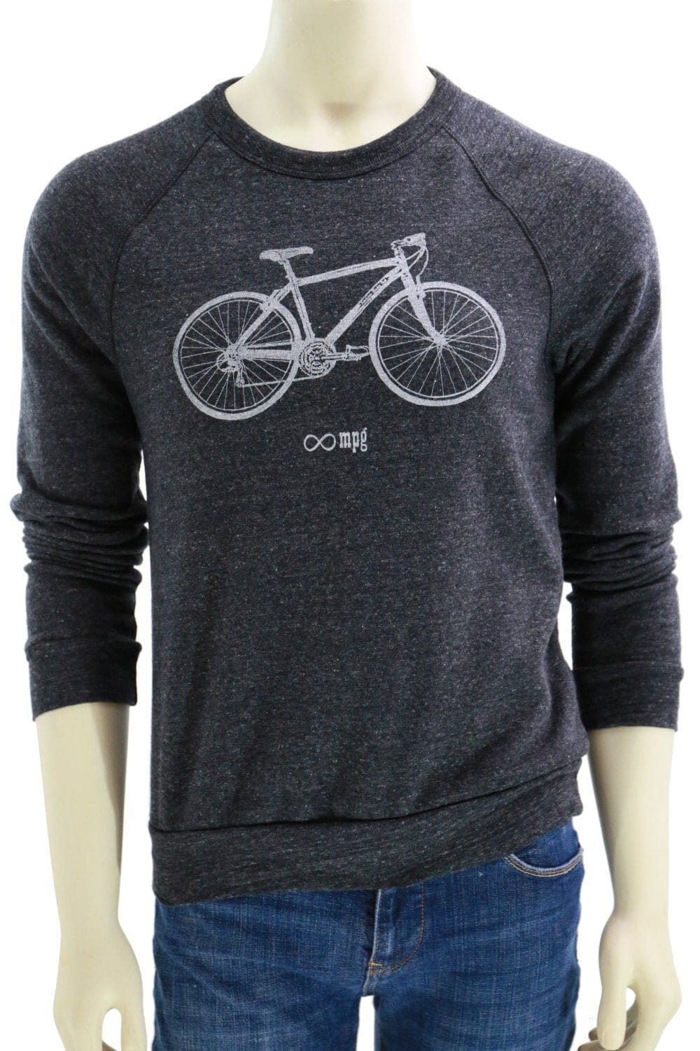 Fahrrad | Weiches Sweatshirt Mit Rundhalsausschnitt Unendlich Mpg Unisex Pullover Größen S - 3xl Fahrrad | Weiches Sweatshirt Mit Rundhalsausschnitt Unendlich Mpg Unisex Pullover Größen S - 3xl von MatleyInk