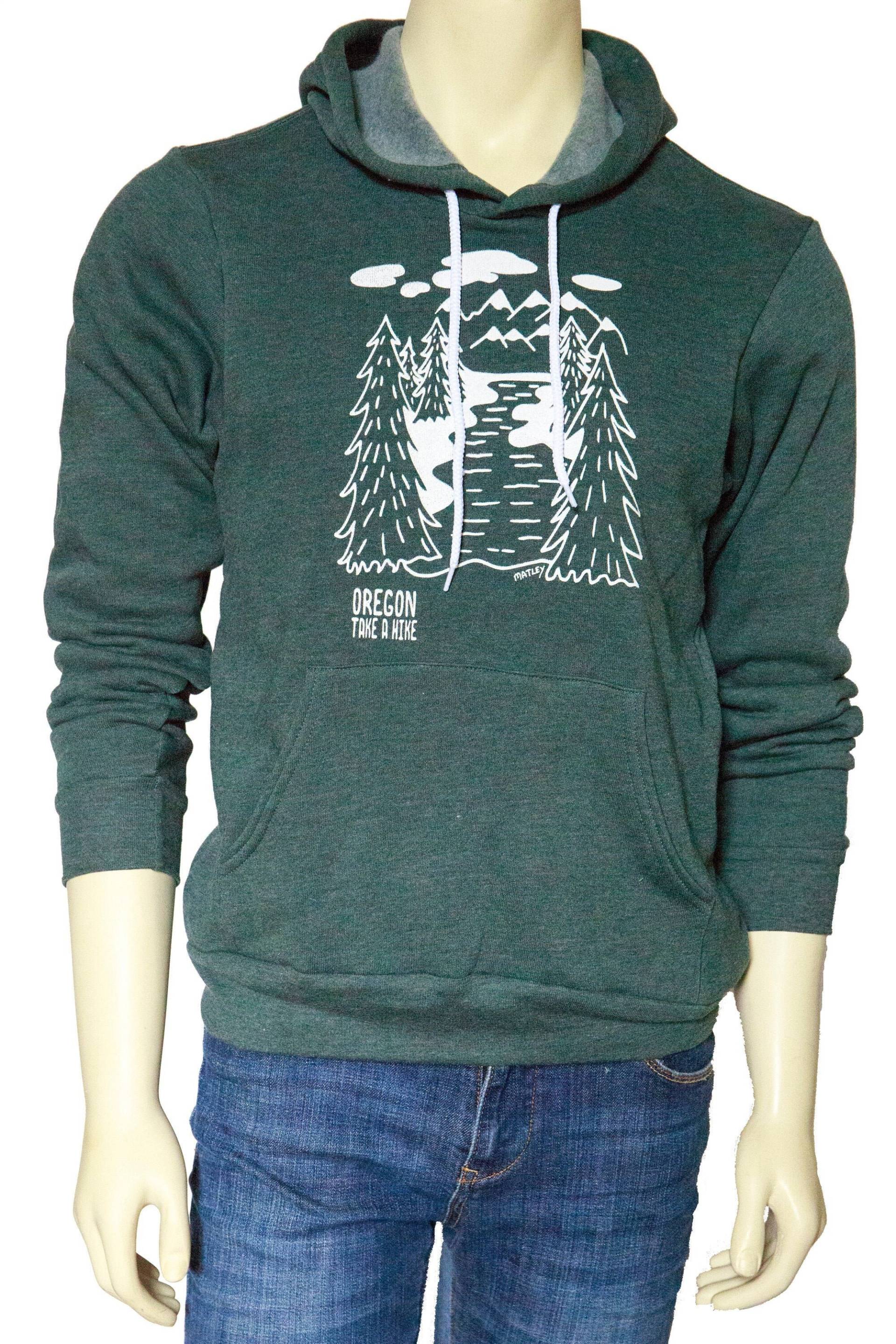 Oregon-Wanderung | Pullover Hoodie Weiche Unisex-Baumwollmischung Oregon-Wanderung | Pullover Hoodie Weiche Unisex-Baumwollmischung von MatleyInk
