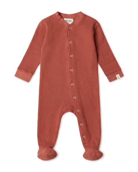 Matona Baby Strampler aus Bio-Baumwolle / Basic Footed Pajama von Matona