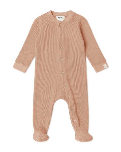 Matona Baby Strampler aus Bio-Baumwolle / Basic Footed Pajama von Matona