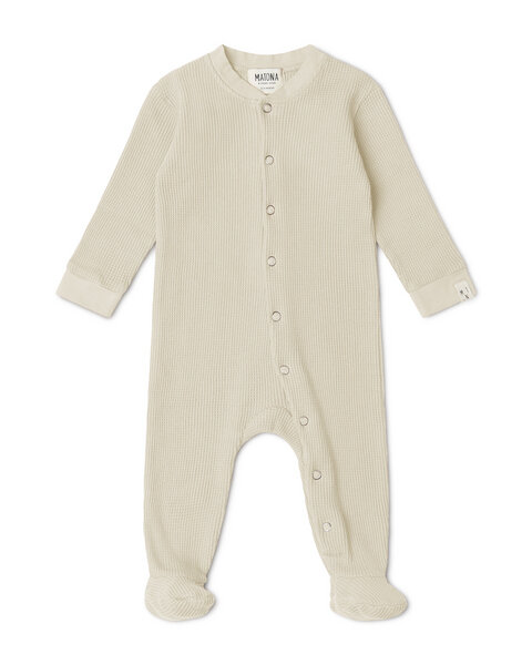 Matona Baby Strampler aus Bio-Baumwolle / Basic Footed Pajama von Matona