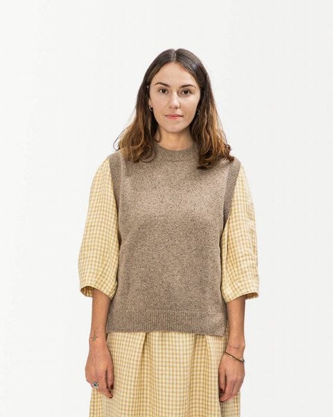 Matona Gestrickter Pullunder mit Sprenkelmuster für Frauen / Knit Pullunder Matona Gestrickter Pullunder mit Sprenkelmuster für Frauen / Knit Pullunder von Matona