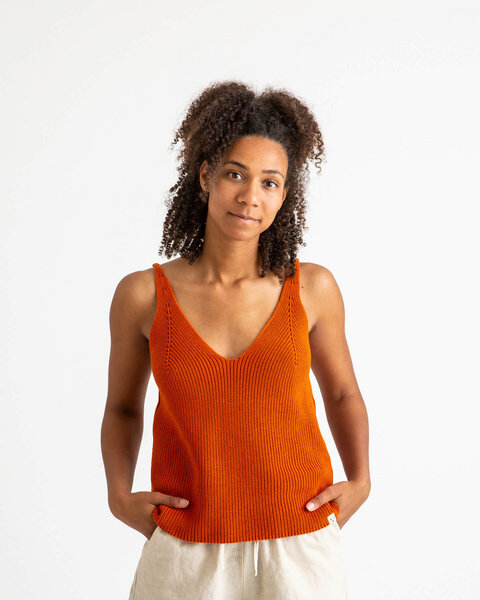 Matona Gestricktes Tank Top für Frauen aus Bio-Baumwolle / Knit Tank von Matona