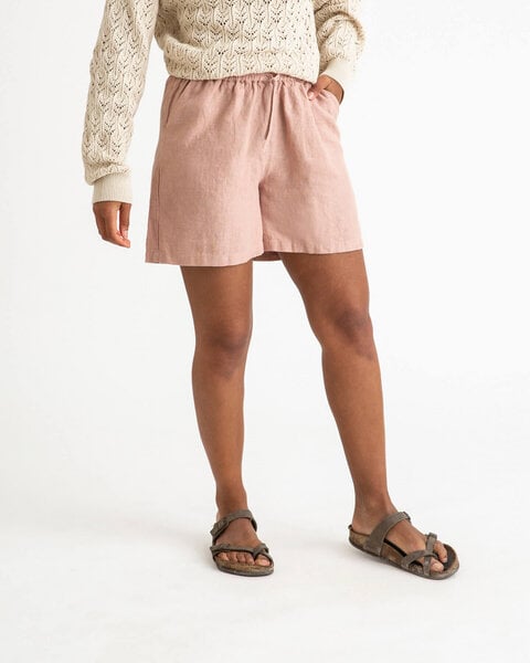 Matona Klassische kurze Hose für Frauen aus Leinen / Simple Shorts von Matona