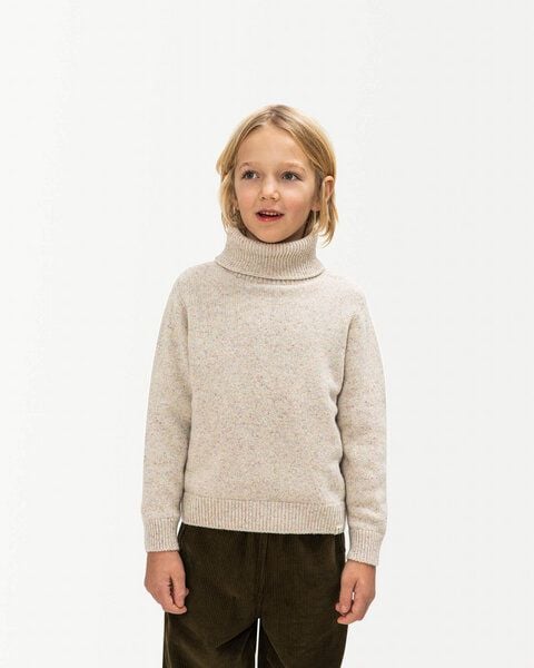 Matona Klassischer Rollkragenpullover für Kinder aus recycelter Wolle / Turtleneck Sweater von Matona