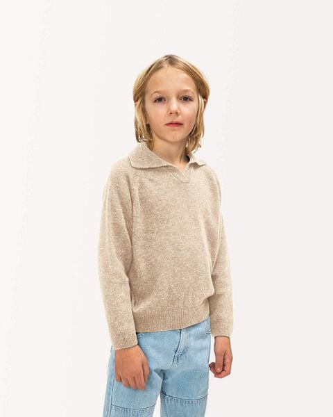 Matona Kuschliger Pullover aus recycelter wollmischung für Kinder / Collared Jumper von Matona