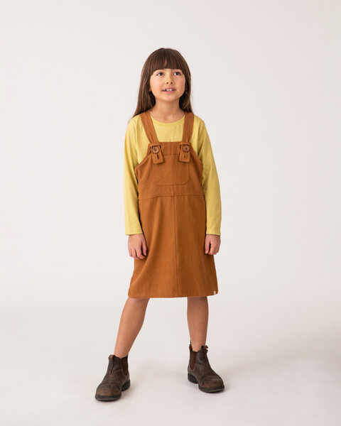 Matona Latzkleid für Kinder aus Canvas Bio-Baumwolle / Retro Pinafore Dress von Matona