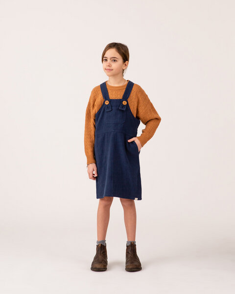 Matona Latzkleid für Kinder aus Canvas Bio-Baumwolle / Retro Pinafore Dress von Matona