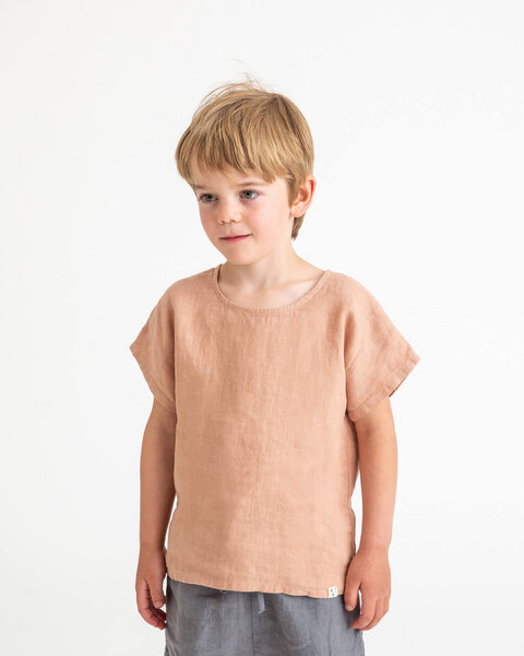 Matona Leichtes T-Shirt für Kinder aus Leinen / Easy T-Shirt von Matona