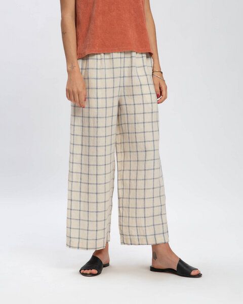 Matona Leinenhose mit weitem Bein für Frauen / Culotte von Matona