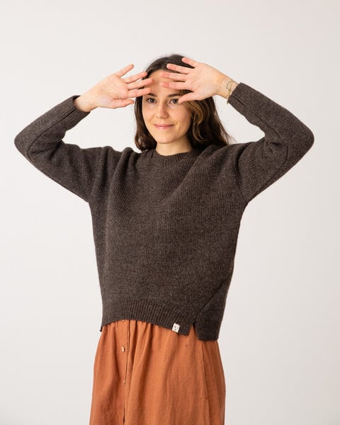 Matona Strickpullover für Damen aus Alpaka und Merinowolle / Undyed Sweater von Matona