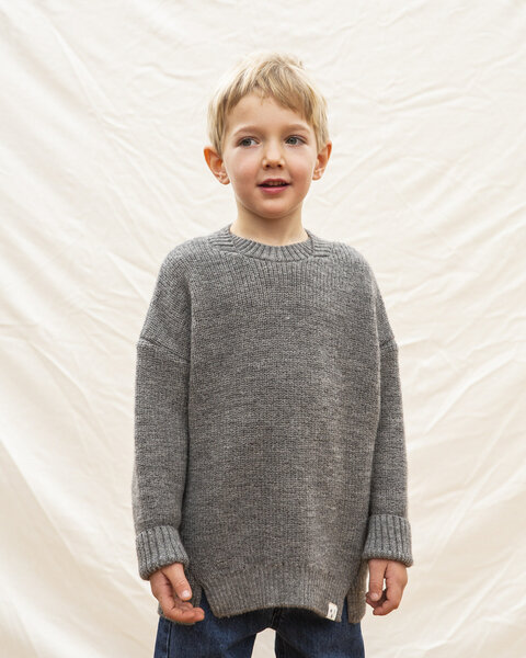 Matona Strickpullover für Kinder aus Alpaka und Merinowolle / Natural Luxe Sweater von Matona