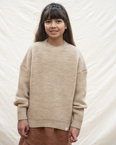 Matona Strickpullover für Kinder aus Alpaka und Merinowolle / Natural Luxe Sweater von Matona