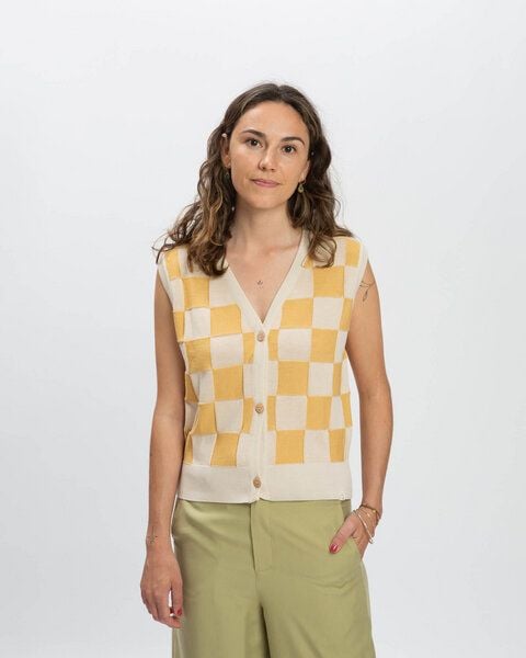 Matona Weste aus Baumwolle für Frauen / Buttoned Vest von Matona