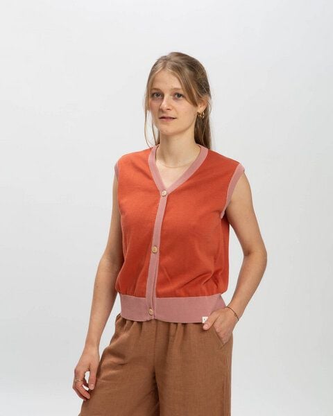 Matona Weste aus Baumwolle für Frauen / Buttoned Vest von Matona