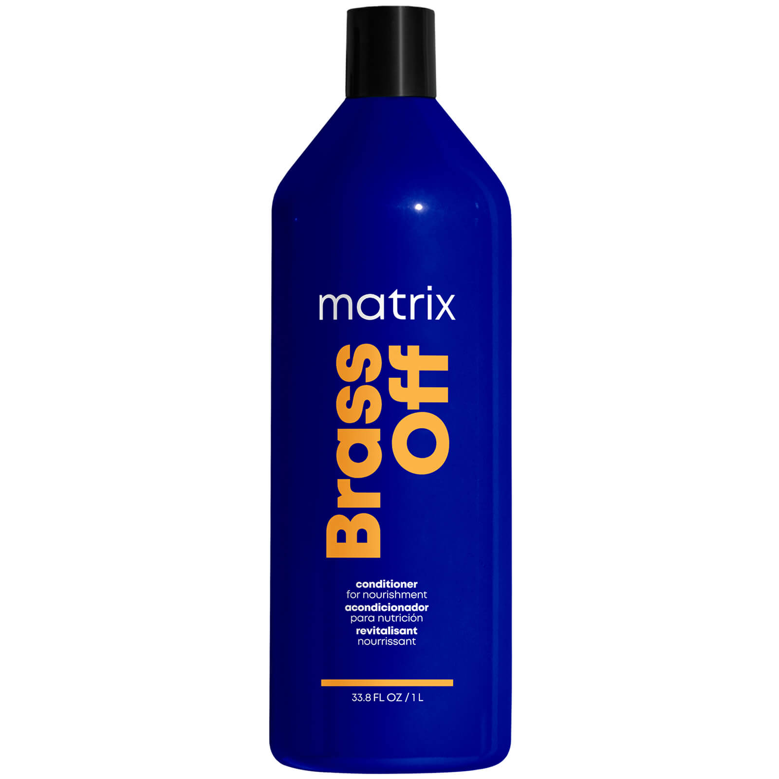 Matrix Total Results Brass Off Brunette Blue Conditioner for Lightened Brunette Hair 1000ml von Matrix