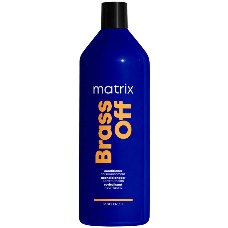 Matrix Total Results Brass Off Brunette Blue Spülung für aufgehelltes brünettes Haar 1000 ml von Matrix