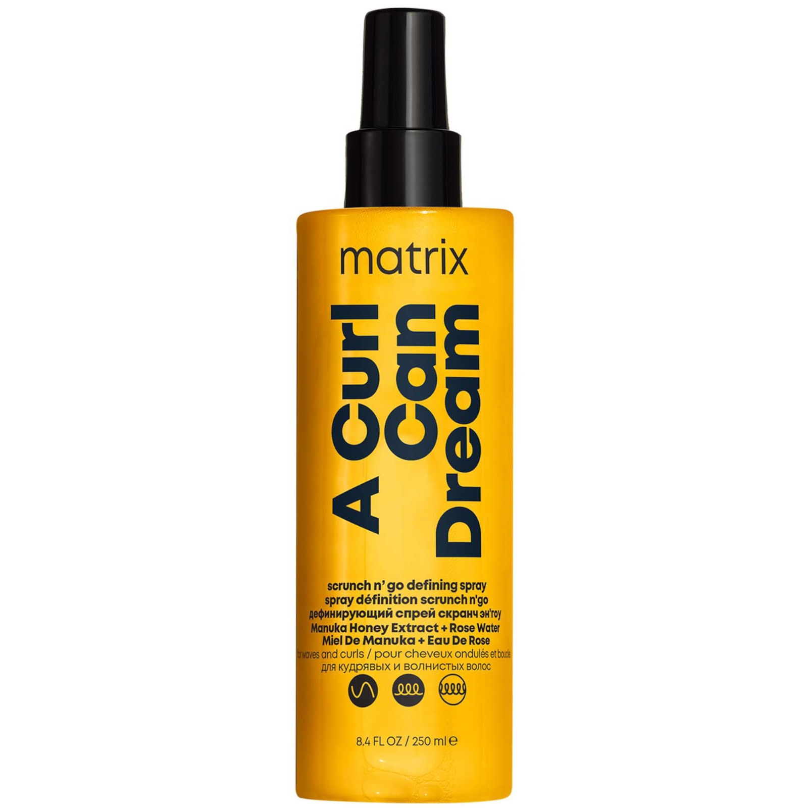 Matrix A Curl Can Dream Scrunch 'N' Go Definierendes Spray mit 230°C Hitzeschutz für definierte Wellen und Locken 150 ml Matrix A Curl Can Dream Scrunch 'N' Go Definierendes Spray mit 230°C Hitzeschutz für definierte Wellen und Locken 150 ml von Matrix