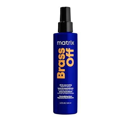 Matrix All-In-One Toning Spray für brünettes Haar zur Neutralisation von Kupferstichen, Mit Blau-Pigmenten, Brass Off Spray, 200ml von Matrix
