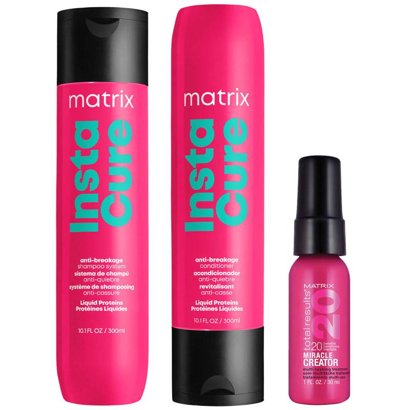 Matrix InstaCure Anti-Breakage Shampoo, Conditioner and Miracle Creator 20 Travel Size Bundle von Matrix