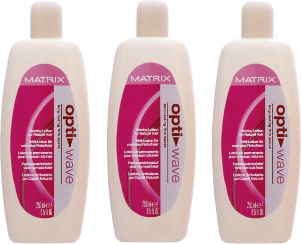 Matrix Opti.Wave normales Naturhaar 3 x 250 ml von Matrix