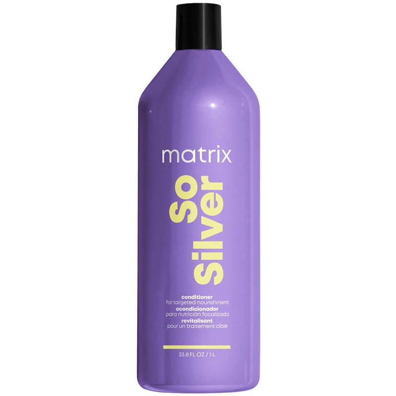 Matrix Total Results So Silver Purple Toning Spülung für blondes, silbernes und graues Haar 1000 ml von Matrix